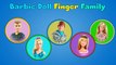 Finger Family Song | Barbie Doll Finger Family Nursery Rhymes And Rhymes For Kids