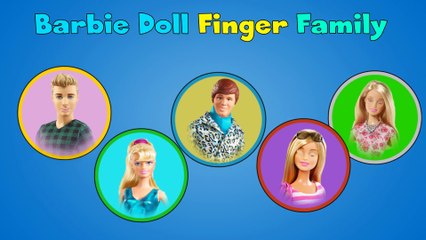Finger Family Song | Barbie Doll Finger Family Nursery Rhymes And Rhymes For Kids