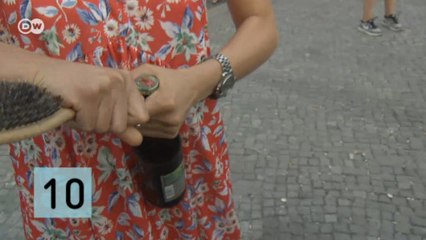 Как немцы открывают пиво без открывалки