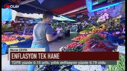 Enflasyon tek hane (Haber 03 08 2017)