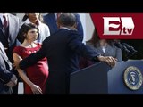 VIDEO: Barack Obama interrumpe su discurso para ayudar a mujer embarazada / Vianey Esquinca