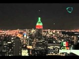 El Empire State se ilumina de los colores mexicanos