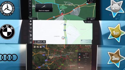 Review car - Mercedes COMAND vs BMW iDrive vs Audi MMI - in-car tech group test  Head2Head
