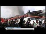 Incendio consume en Iztapalapa bodegas de productos cosméticos