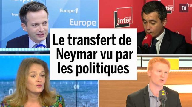 Salaire, impôts, « bel homme » : le transfert de Neymar au PSG commenté par des politiques