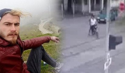 Hemzemin geçitte trenin çarptığı genç yaşamını yitirdi... Kaza anı kameraya yansıdı