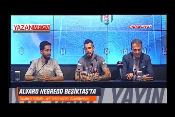 Alvaro Negredo Beşiktaş'a imzayı attı