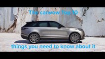 Review car - All-new Range Rover Velar – the most beautiful SUV ever  Top10s
