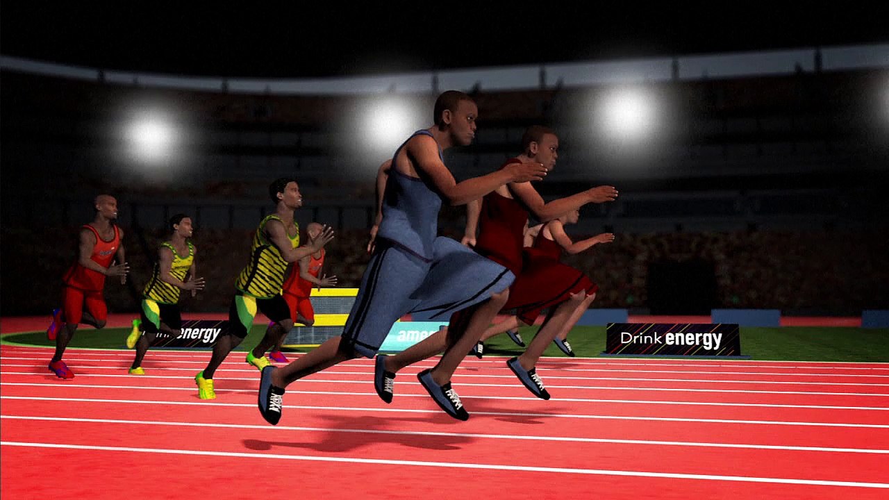 La technique du 100 mètres