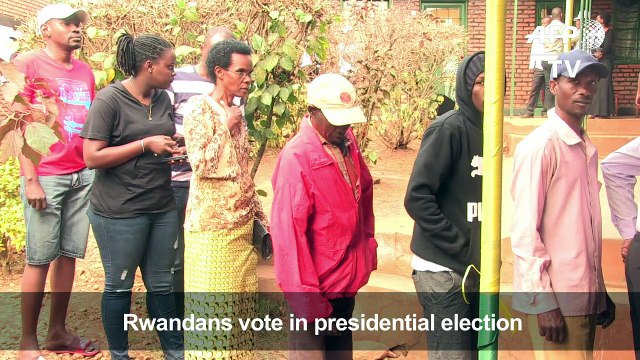 Rwandans vote as Kagame poised for third-term win
