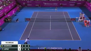 Damir Dzumhur vs Feliciano Lopez - Amazing Game and Point