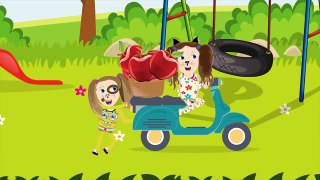 Learn Colors with Baby Apple Pool for Children Song Finger Family Nursery Rhymes for kids Colours
