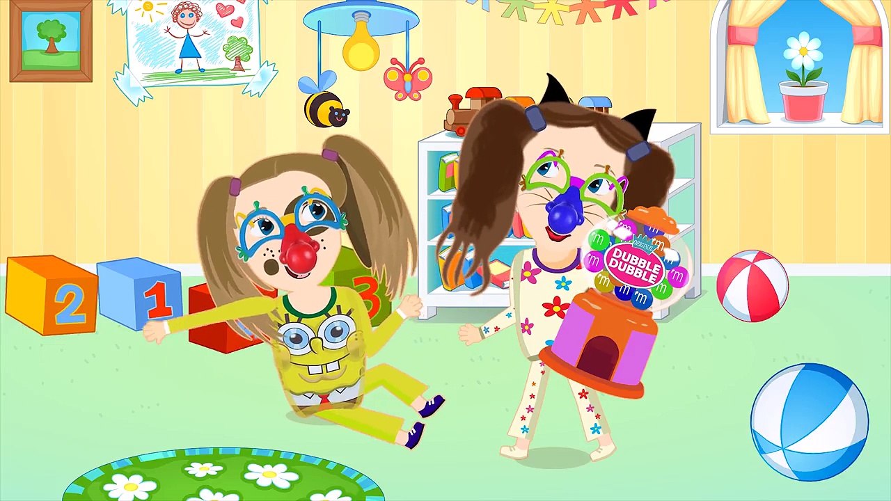 Learn Colors with BAD Baby JOHNY JOHNY Yes PaPa Nursery Rhymes Song For Bad Kids & Color FACE