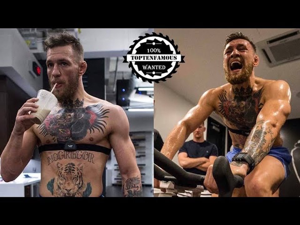 Conor Mcgregor training for Mayweather fight at home