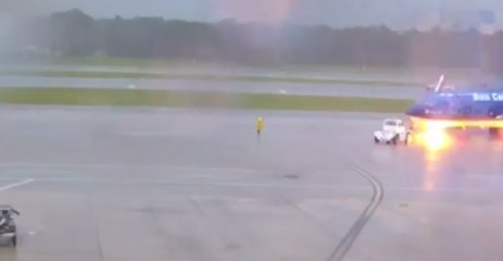 Florida Airport Worker Hospitalized After Lightning Strike