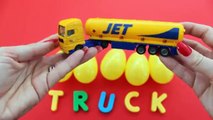 Learn to Spell a Word with Surprise eggs! Learning Words of Transport Vehicles! TRAIN