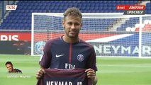 Regardez les premières images de Neymar avec son maillot du PSG sur la pelouse du Parc des Princes - VIDEO