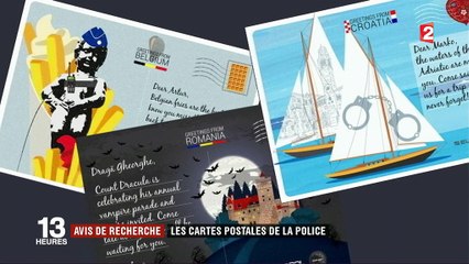 Avis de recherche : les cartes postales de la police