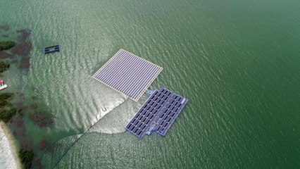 Türkiye'nin İlk Yüzer Güneş Enerji Santrali Devreye Girdi
