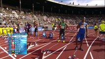 Andre de Grasse 9.69 attempt breaks Usain Bolt’s World Record on 100m (HD)
