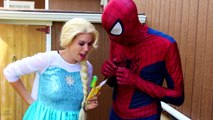 EDIBLE SCHOOL SUPPLIES! w/ Frozen Elsa Spiderman Gummy Food Shopping Challenge Police Car Real Life