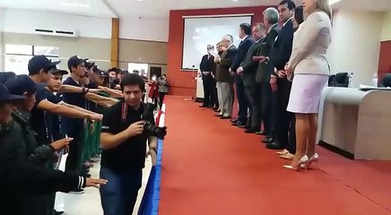 JURAMENTO DE 100 FACILITADORES JUDICIALES EN NUEVA ESPERANZA CANINDEYÚ