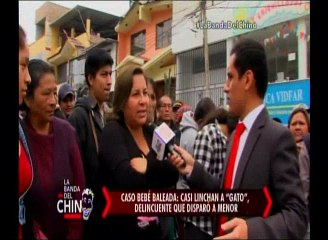 Nota - Caso Bebe Baleada Casi linchan a Gato delincuente que disparo a menor