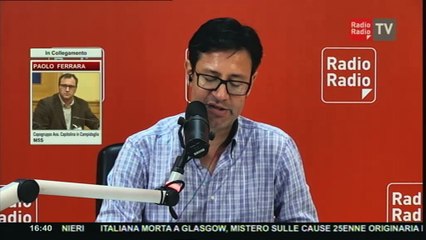 下载视频: Radio Radio Lo Sport - On. Paolo Ferrara (Capogruppo M5S Assemblea Capitolina) - 04 agosto 2017