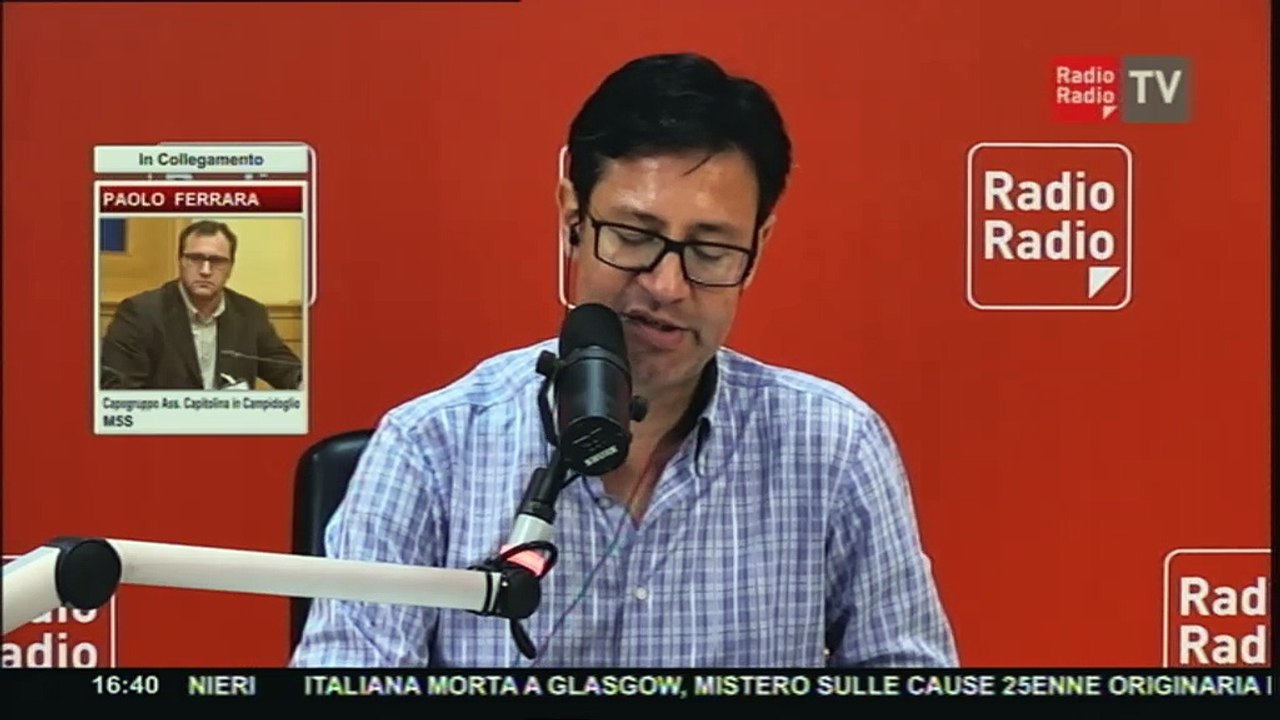 Radio Radio Lo Sport - On. Paolo Ferrara (Capogruppo M5S Assemblea Capitolina) - 04 agosto 2017