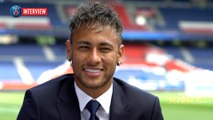Première interview de Neymar Jr à Paris