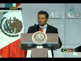 EPN brinda su primer mensaje a la nación