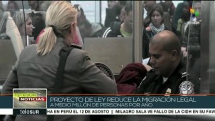 EEUU:Trump apoya proyecto de ley que reduciría a la mitad la migración