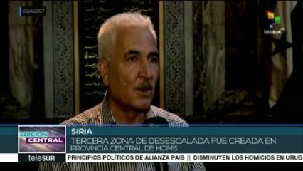Crean tercera zona de distensión en Siria