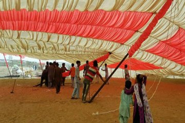 Surti Cattle Farm 2017 Tent at Sohrab Goth Mandi