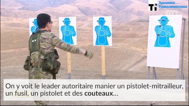 VIDÉO - Le président du Turkménistan parodié pour ses extravagances militaires