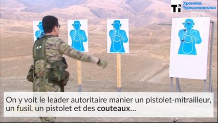VIDÉO - Le président du Turkménistan parodié pour ses extravagances militaires