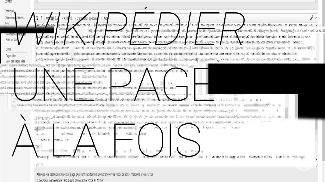 Geek | Wikipédier une page à la fois