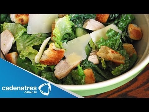 Ensalada ligera oriental con vinagreta de soya y naranja / Receta ensalada
