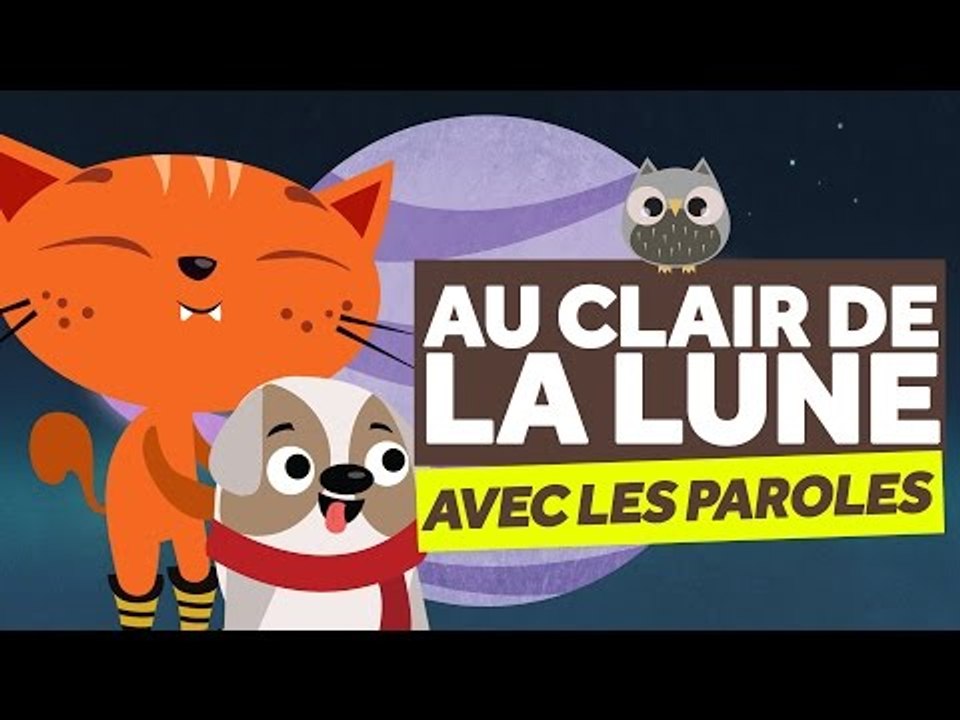 Au Clair De La Lune (avec les paroles) - Comptines pour Bébé - Le Monde Des Zibous