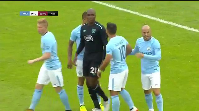 اهداف مباراة مانشستر سيتي و وست هام 3-0 مباراة ودية 04-08-2017