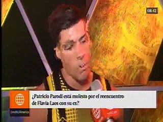 Patricio Parodi está molesto por celebración de Flavia Laos con Emilio Jaime