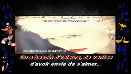 Jakie Quartz - A la vie, à l'amour KARAOKE / INSTRUMENTAL