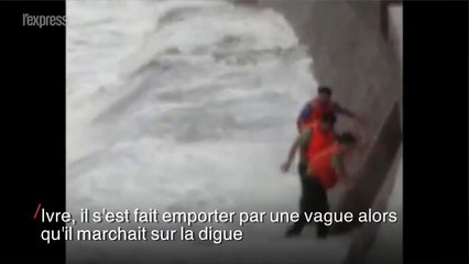 Chine: les policiers sauvent un homme de justesse de la noyade