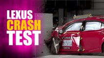 2017 Lexus IS small overlap IIHS crash test