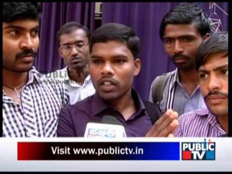 UPSC EXAM CONTROVERSY LEADS TO PROTEST IN BANGALORE