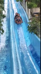 Waterslide Mishap