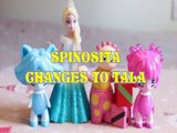 SPINOSITA CHANGES TO TALA LAVOONIA PRINCESS ELSA TOMBLIBOO THE GLIMMIES SHIMMER SHINE Toys BABY Videos, IN THE NIGHT GAR