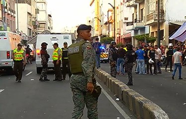 Seis sujetos sembraron el terror en pleno centro de Guayaquil