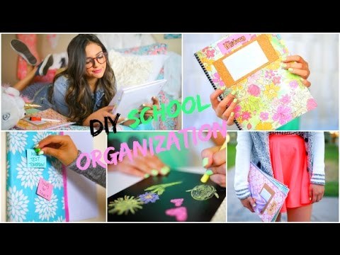 Back to School DIY Organization! School Supplies & Room decor! By Bethany Mota