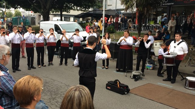 L'ultime répétition du bagad de Lorient